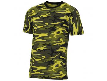 US T-Shirt 'Streetstyle' - gelb-camo