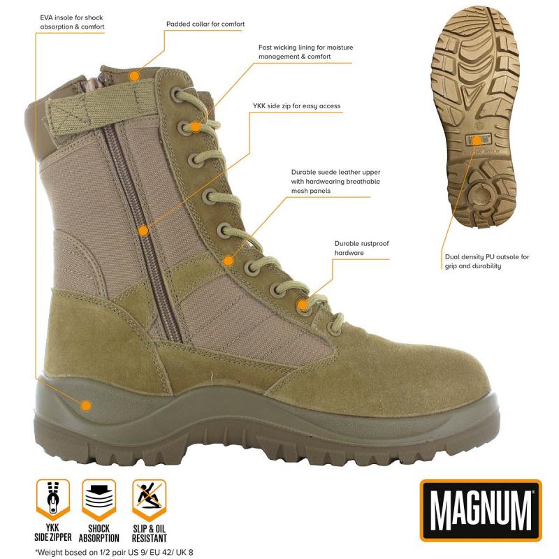 Einsatzstiefel Magnum Centurion 8.0 SZ - coyote