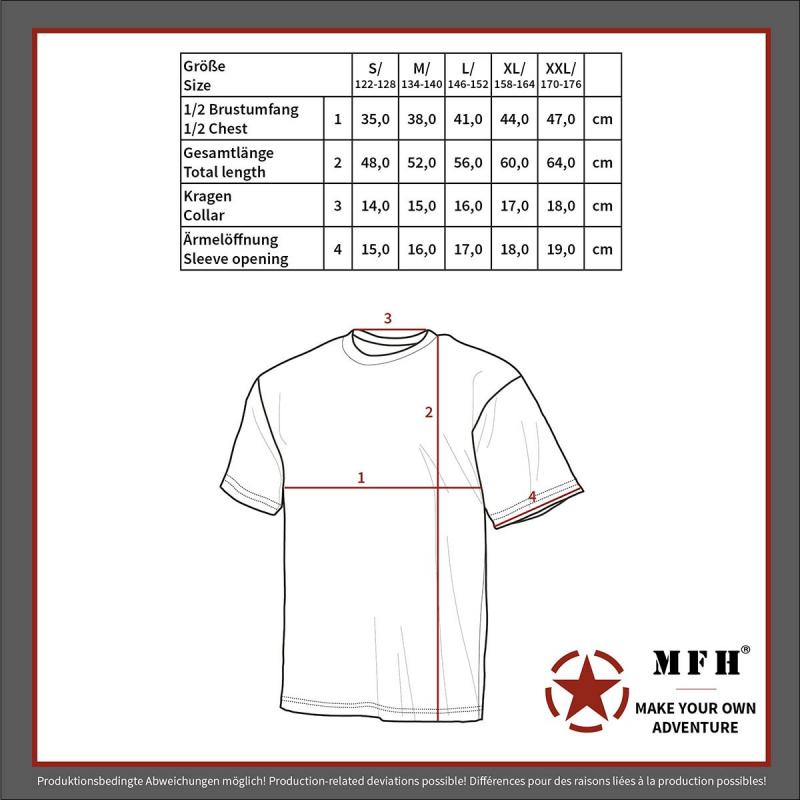 Kinder T-Shirt Basic - m 95 CZ tarn