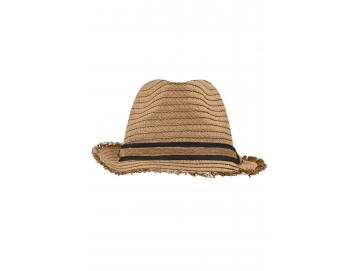 Trendy Summer Hat - caramel/black
