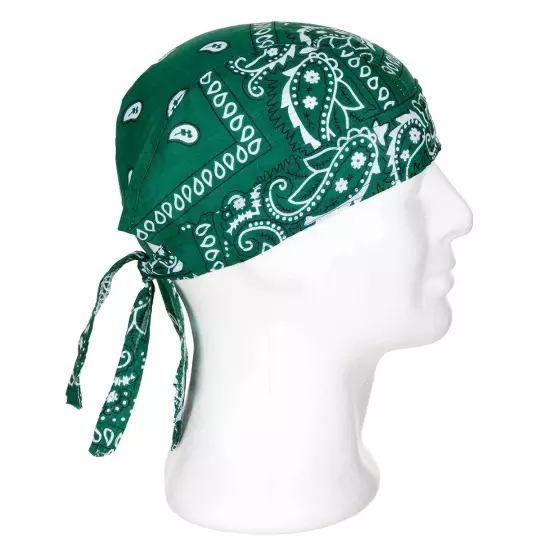 Bandana Hat - paisley green