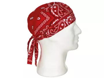 Bandana Hat - paisley red