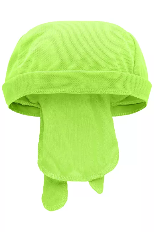 Functional Bandana Hat - bright yellow