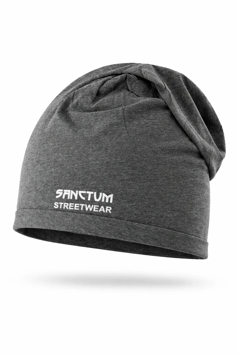 Sanctum Streetwear Cotton Beanie black-heather - Frameless