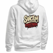 Sanctum Streetwear  Hooded Jacket Graffiti - white   Klassische Sweatjacke mit Kapuze  Sweat-Qualität mit angerauter Innenseite  Doppellagige Kapuze mit Kordelzug  zwei Einschubtaschen  Neecktape  Bündchen mit Elasthan  Farbe: white  Material: 80% Baumwolle, 20% Polyester Oberstoff ( 280g/ m²) 