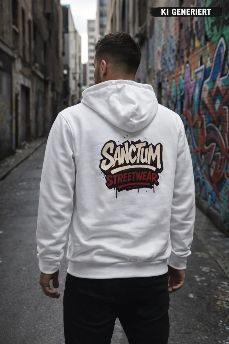 Sanctum Streetwear  Hooded Jacket Graffiti - white    Klassische Sweatjacke mit Kapuze  Sweat-Qualität mit angerauter Innenseite  Doppellagige Kapuze mit Kordelzug  zwei Einschubtaschen  Necktape  Bündchen mit Elasthan    Material: 80% Baumwolle, 20% Polyester  Oberstoff ( 280g/ m²)