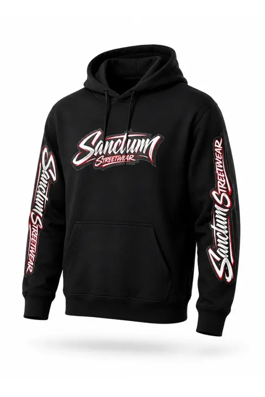 Sanctum Streetwear Hoodie Racing - black