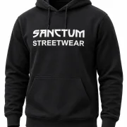 Sanctum Streetwear  Hoodie Frameless - black  Klassischer Kapuzensweater  Sweat-Qualität mit angerauter Innenseite  Doppellagige Kapuze mit Kordelzug  Necktape  Bündchen mit Elasthan    Material: 80% Baumwolle, 20% Polyester  Oberstoff ( 280g/ m²) 
