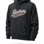 Sanctum Streetwear  Hoodie Vintage - black  Klassischer Kapuzensweater  Sweat-Qualität mit angerauter Innenseite  Doppellagige Kapuze mit Kordelzug  Necktape  Bündchen mit Elasthan    Material: 80% Baumwolle, 20% Polyester  Oberstoff ( 280g/ m²) 