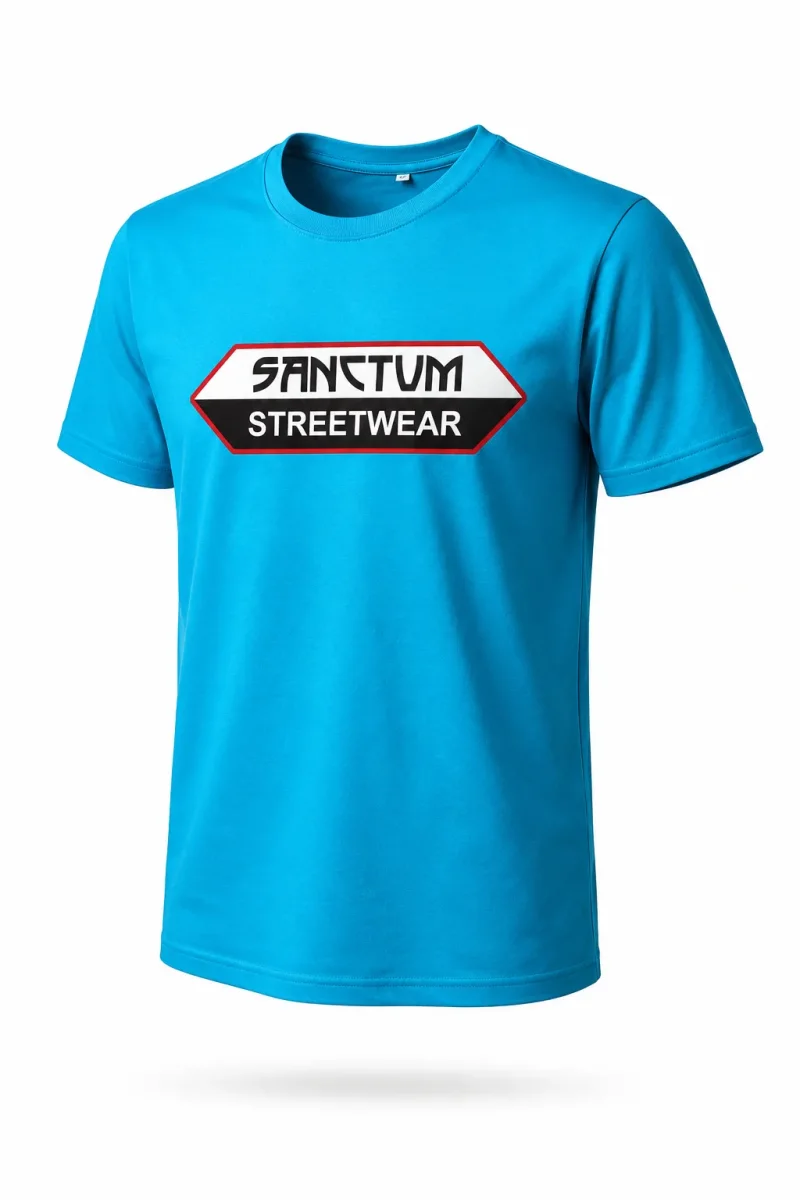 Sanctum Streetwear  T-Shirt - turquoise  Dieses Rundhals T-Shirt überzeugt durch seinen zeitlosen Schnitt und dem hohen Tragekomfort.    Klassischer Rundhalsausschnitt  Single Jersey    Material: 100% Baumwolle  Oberstoff ( 180g/ m²)