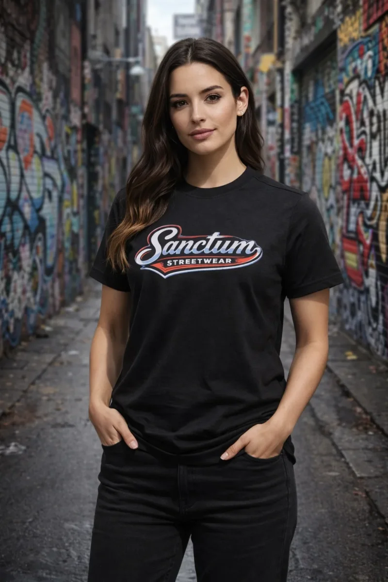Sanctum Streetwear  T-Shirt Vintage - black  Dieses Rundhals T-Shirt überzeugt durch seinen zeitlosen Schnitt und dem hohen Tragekomfort.    Klassischer Rundhalsausschnitt  Single Jersey    Material: 100% Baumwolle  Oberstoff ( 180g/ m²)