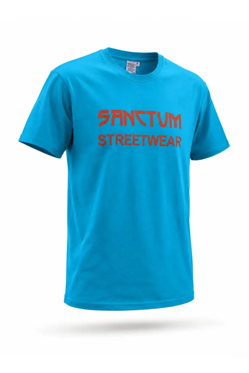 Sanctum Streetwear  T-Shirt Frameless - turquoise  Dieses Rundhals T-Shirt überzeugt durch seinen zeitlosen Schnitt und dem hohen Tragekomfort.    Klassischer Rundhalsausschnitt  Single Jersey    Material: 100% Baumwolle  Oberstoff ( 180g/ m²)