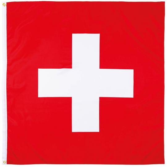 Schweiz Fahne 120 x 120 cm