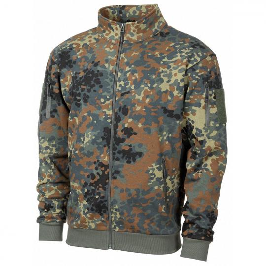 Sweatjacke Tactical - flecktarn