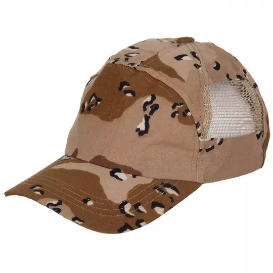 US Cap mit Netzeinsatz - 6F. desert